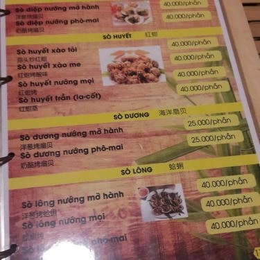 Thực đơn- Bờ Kè Quán - Quán Ăn Gia Đình