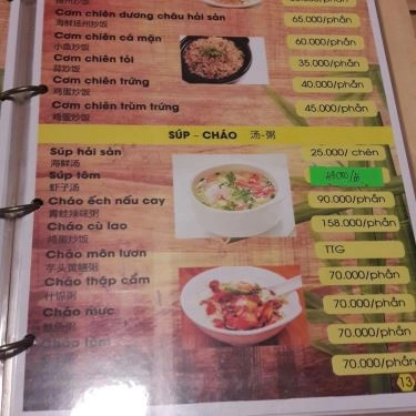 Thực đơn- Bờ Kè Quán - Quán Ăn Gia Đình