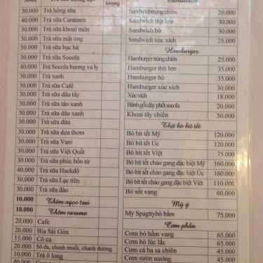 Tổng hợp- Quán Ăn Bò King - Bít Tết & Hamburger