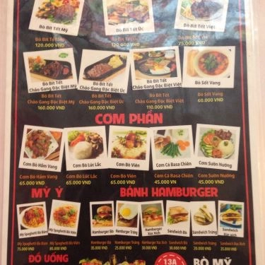Tổng hợp- Quán Ăn Bò King - Bít Tết & Hamburger