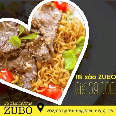 Thực đơn- Quán Ăn Bò Nầm Nướng Zubo - Lý Thường Kiệt