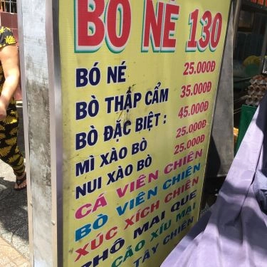 Thực đơn- Quán Ăn Bò Né 130