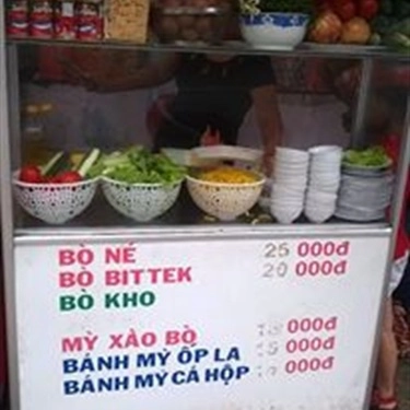 Thực đơn- Quán Ăn Bò Né - Phạm Như Xương