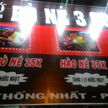 Thực đơn- Quán Ăn 3 Con Bò - Bò Né