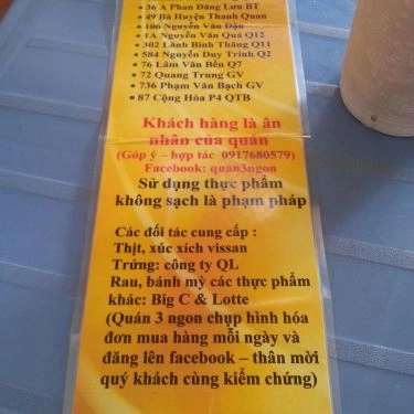 Thực đơn- Quán Ăn Bò Né 3 Ngon - Bò Quanh Lửa Hồng - Hòa Bình