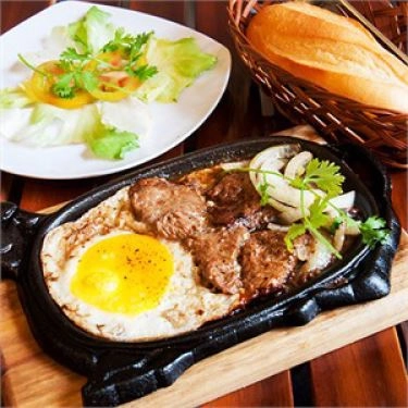 Món ăn- Quán Ăn Bò Né 3 Ngon - Bò quanh lửa hồng - 304 Quang Trung