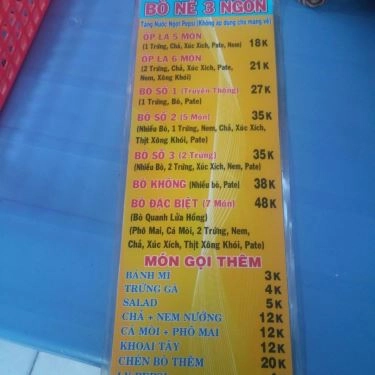Tổng hợp- Quán Ăn Bò Né 3 Ngon - Đặng Văn Bi