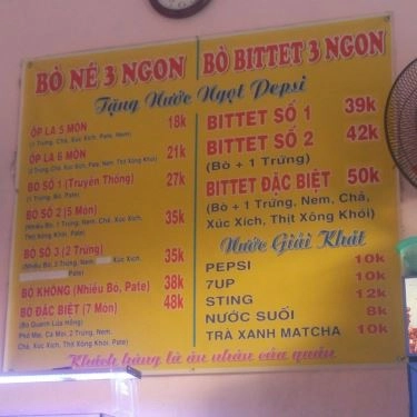 Tổng hợp- Quán Ăn Bò Né 3 Ngon - Đặng Văn Bi