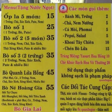 Tổng hợp- Quán Ăn Bò Né 3 Ngon - Bò Quanh Lửa Hồng - Hòa Bình
