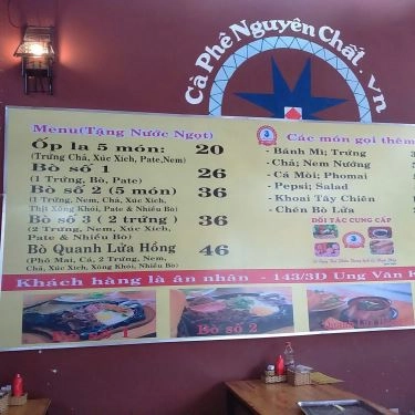 Thực đơn- Quán Ăn Bò Né 3 Ngon - Bò Quanh Lửa Hồng - Ung Văn Khiêm