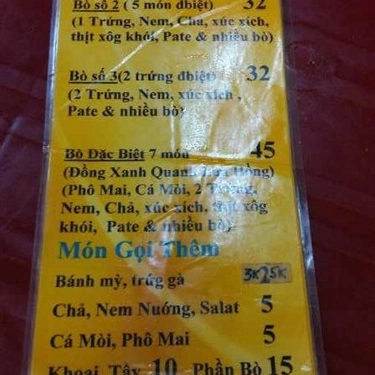 Thực đơn- Quán Ăn Bò Né 3 Ngon - Bò Quanh Lửa Hồng - Yersin