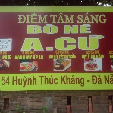 Tổng hợp- Quán Ăn Bò Né A Cư