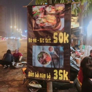 Thực đơn- Quán Ăn Bò Né Bobo