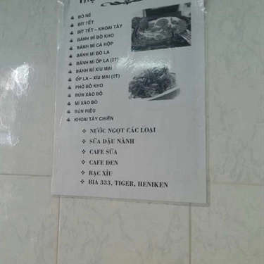 Thực đơn- Quán Ăn Bò Né Hạnh Đào - Lê Đại Hành