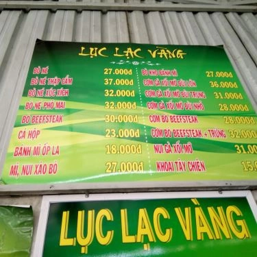 Thực đơn- Quán Ăn Bò Né Lục Lạc Vàng