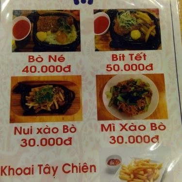 Thực đơn- Quán Ăn Bò Né Mười - Lê Quý Đôn