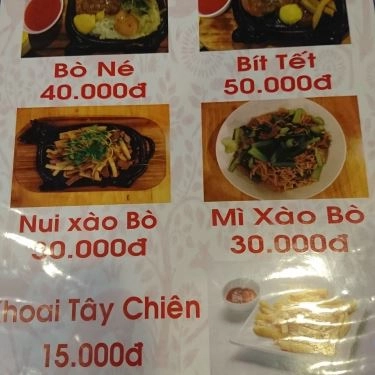 Thực đơn- Quán Ăn Bò Né Mười - Lê Quý Đôn