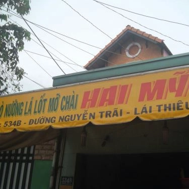 Tổng hợp- Quán Ăn Hai Mỹ - Bò Nướng Lá Lốt Mỡ Chài