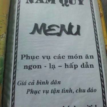 Thực đơn- Quán Ăn Bò Nướng Năm Quý