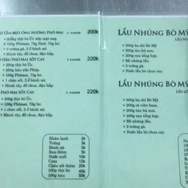 Tổng hợp- Quán Ăn Bò Nướng Phố - Nguyễn Chí Thanh