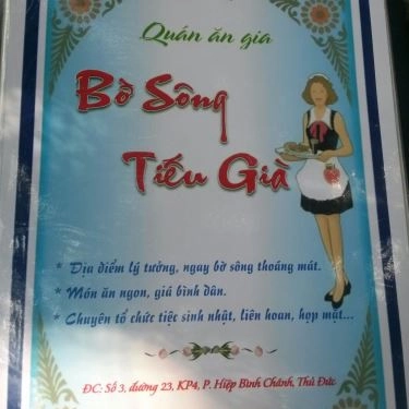 Thực đơn- Bờ Sông Tiếu Già - Quán Ăn Gia Đình
