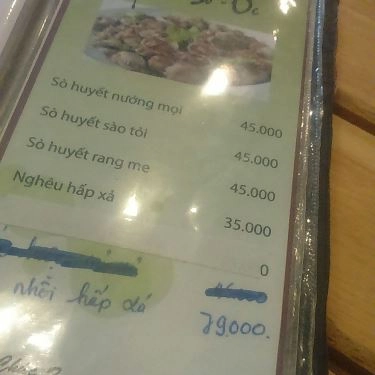 Thực đơn- Nhà Hàng Bò Thố Tiềm - Mậu Thân