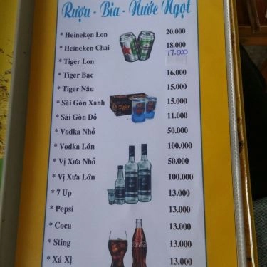 Thực đơn- Quán Ăn Bò Tơ & Gà Ta Củ Chi 69