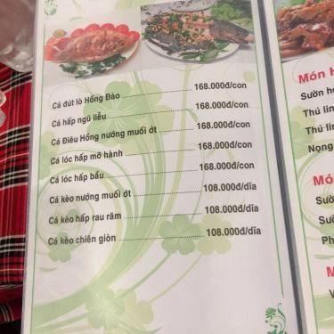 Thực đơn- Quán Ăn Bò Tơ Hồng Đào 2