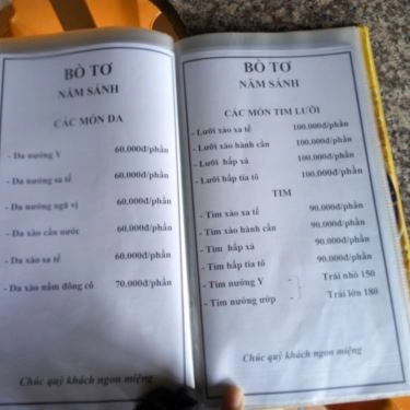 Tổng hợp- Quán Ăn Bò Tơ Năm Sánh