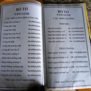 Tổng hợp- Quán Ăn Bò Tơ Năm Sánh