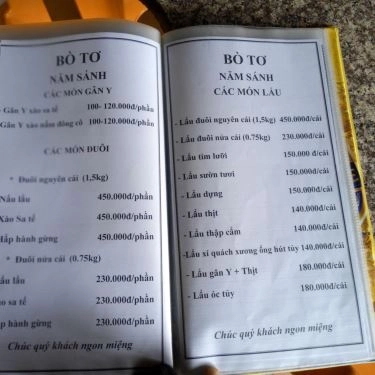 Tổng hợp- Quán Ăn Bò Tơ Năm Sánh