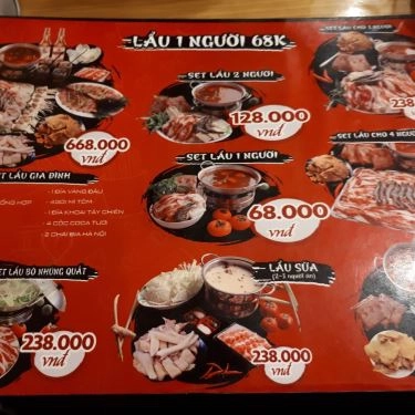 Thực đơn- Quán Ăn Bò Tơ Tây Ninh Tài Sanh - Dịch Vọng Hậu