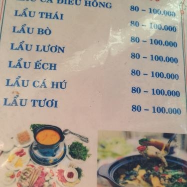 Thực đơn- Quán Ăn Bò Tơ Vĩnh Xuân