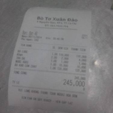 Tổng hợp- Quán Ăn Bò Tơ Xuân Đào - Bò Tơ Củ Chi
