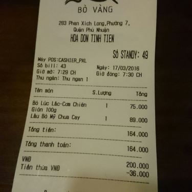 Tổng hợp- Nhà Hàng Bò Vàng Steakhouse - Phan Xích Long