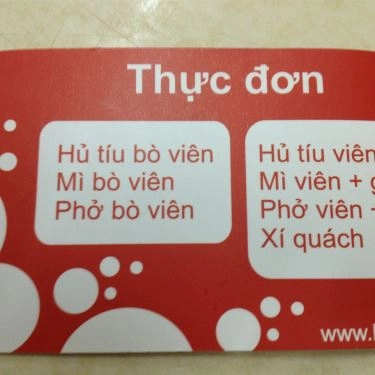 Tổng hợp- Quán Ăn Bò Viên - Lý Chính Thắng