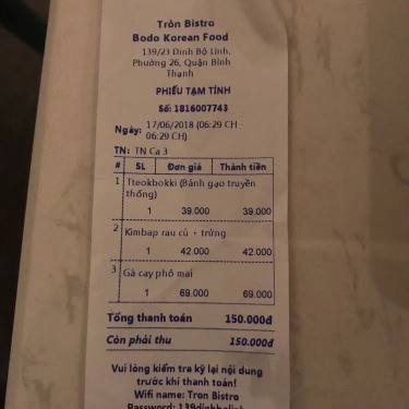 Tổng hợp- Quán Ăn Bodo Hotpot