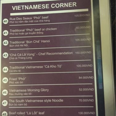 Tổng hợp- Nhà Hàng Top Floor Rue Des Seaux Restaurant - Hàng Thùng