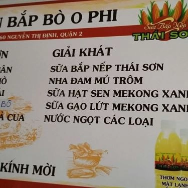 Thực đơn- Quán Ăn Bún Bắp Bò O Phi