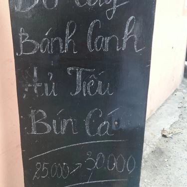 Thực đơn- Quán Ăn Bún Bò Cay Bạc Liêu - Nguyễn Trọng Tuyển
