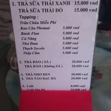 Thực đơn- Quán Ăn Bún Bò Cay Bạc Liêu - Nguyễn Trọng Tuyển