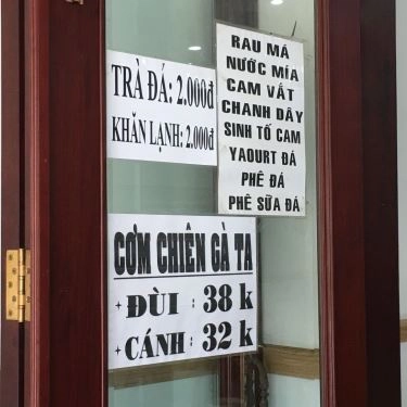 Thực đơn- Quán Ăn Bún Bò Huế Cô Út