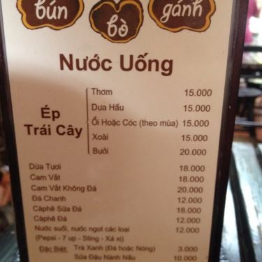 Tổng hợp- Nhà Hàng Bún Bò Gánh - Lý Chính Thắng