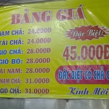 Thực đơn- Quán Ăn Bún Bò Gốc Huế 33