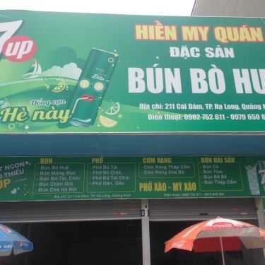 Thực đơn- Hiền My Quán - Bún Bò Huế & Phở Các Loại