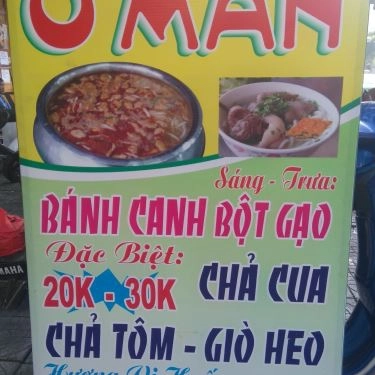 Thực đơn- Quán Ăn O Mẫn - Bánh Canh & Bún Bò Huế