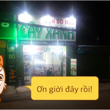 Thực đơn- Quán Ăn Bún Bò Huế Cây Xanh