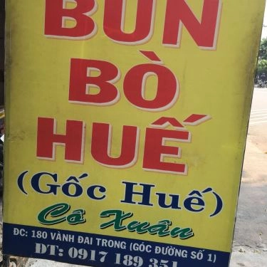 Tổng hợp- Quán Ăn Cô Xuân - Bún Bò Huế