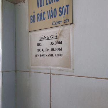 Thực đơn- Quán Ăn Bún Bò Huế Hương Giang - Nguyễn Thị Minh Khai