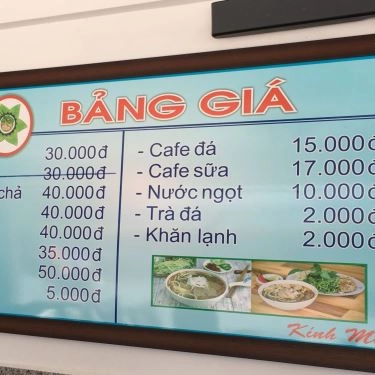 Thực đơn- Quán Ăn Bún Bò Huế Hương Xưa